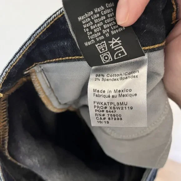 BIG STAR Jeans Women’s Kate Straight Leg Mid Rise Fit Denim - 31R - Picture 14 of 14